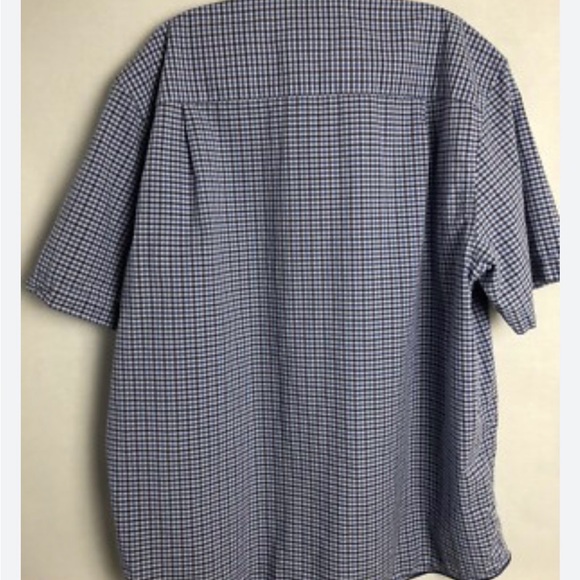 Tommy Bahama Navy and White Checkered Shirt 100% silk - Picture 4 of 4